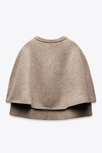 Knit Cape Jacket