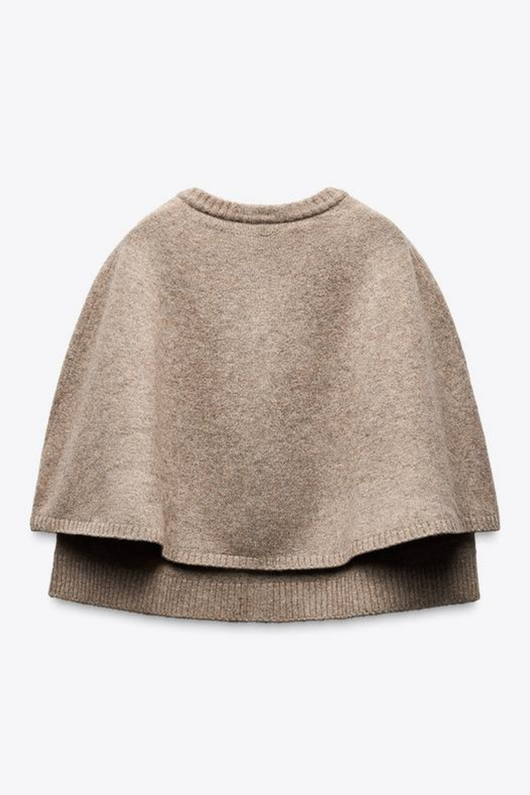 Knit Cape Jacket
